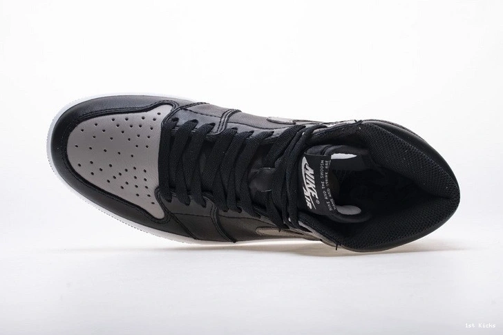 OG  1 555088-013 Retro Black Gray Air Shadow Jordan High 0313